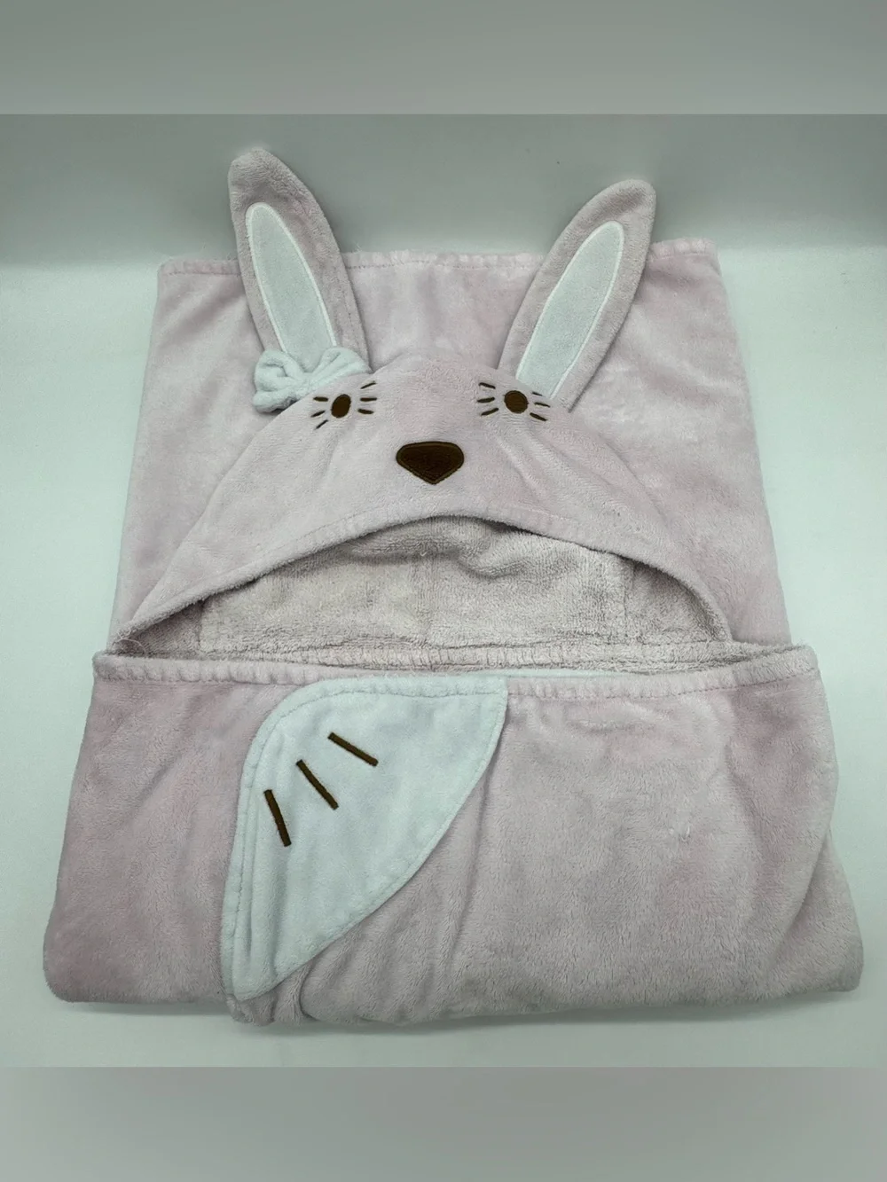Pottery Barn Kids Lavender Bunny Hooded Towel/Wrap